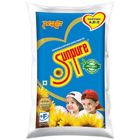 Buy Sunpure Refined Sunflower Oil 1 Litre  Fresh Online at ZipLance