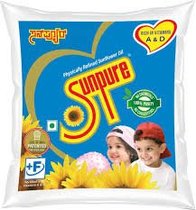 Buy Sunpure Refined Sunflower Oil 500ml Fresh Online at ZipLance