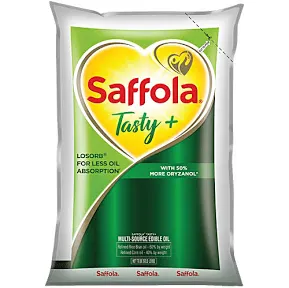 Buy Saffola Tasty+ Rice Bran Oil & Corn Oil 820g  Fresh Online at ZipLance
