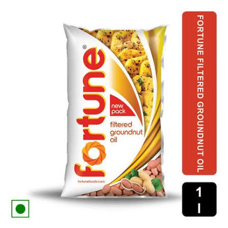 Buy Fortune Filtered Groundnut Oil 1 Litre Fresh Online at ZipLance
