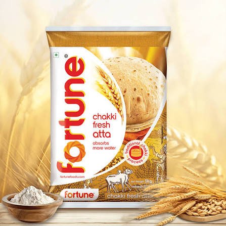 Buy Fortune Chakki Fresh Atta 5 kg  Fresh Online at ZipLance