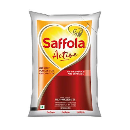 Buy Saffola Active Rice Bran & Soyabin Oil 850g Fresh Online at ZipLance