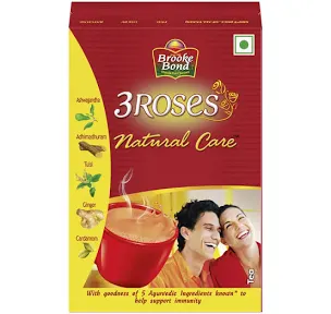 Buy Brooke Bond 3 Roses Natural Care Tea Powder 250g Fresh Online at ZipLance
