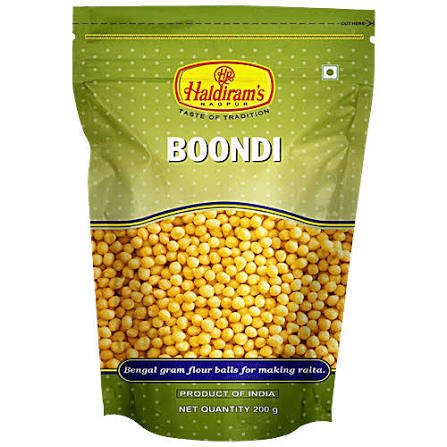 Buy Haldiram Rhata  Boondi 200g Fresh Online at ZipLance