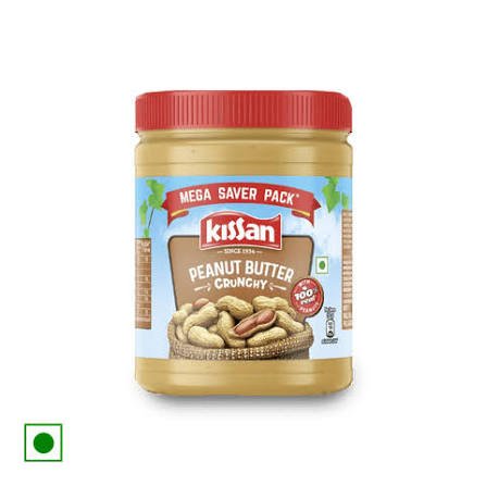 Buy Kissan Peanut Butter Crunchy 100g Fresh Online at ZipLance