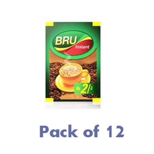 Buy BRU Instant Coffee Powder 2x12N Fresh Online at ZipLance