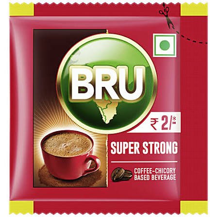 Buy BRU Super Strong Instant Coffee Powder 2x12N Fresh Online at ZipLance