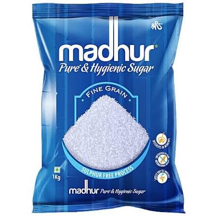 Buy Madhur Pure & Hygienic Sugar 1 kg  Fresh Online at ZipLance