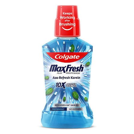 Buy Colgate Plax Pepermint Mouthwash 250ml Fresh Online at ZipLance