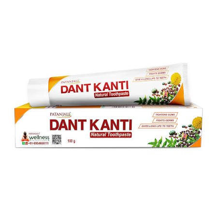 Buy Patanjali Dant Kanti Natural Toothpaste 18g Fresh Online at ZipLance