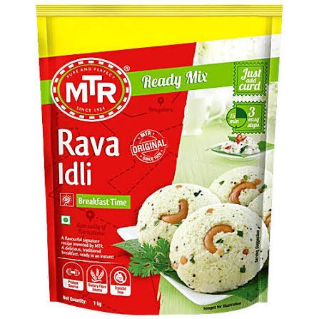 Buy MTR Rava Idli Mix 1 kg Fresh Online at ZipLance