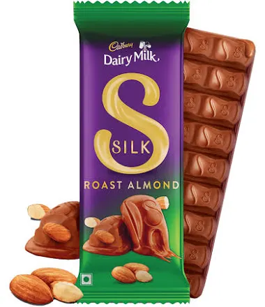 Buy Dairy Milk Silk Roast Almond Chocolate 134g Fresh Online at ZipLance