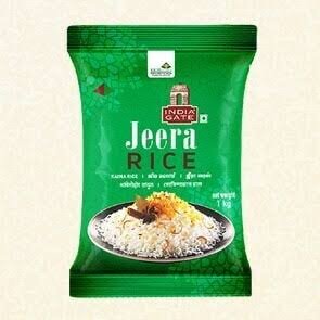 Buy India Gate Jeera Rice 1 kg ( Kaima Rice, Govind Bhog Rice &  Kheera Rice) Fresh Online at ZipLance
