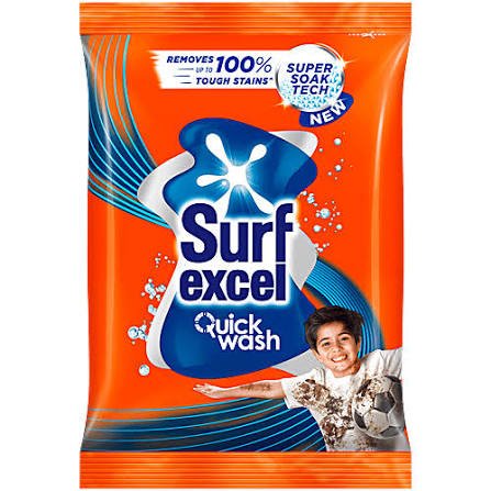 Buy Surf Excel Quick Wash Detergent Powder 1 kg Fresh Online at ZipLance