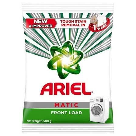 Buy Ariel Matic Front Load Detergent Powder 500g Fresh Online at ZipLance