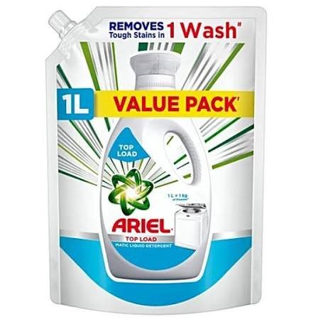 Buy Ariel Powder Top Load Detergent Liquid 1 Litre Pouch  Fresh Online at ZipLance