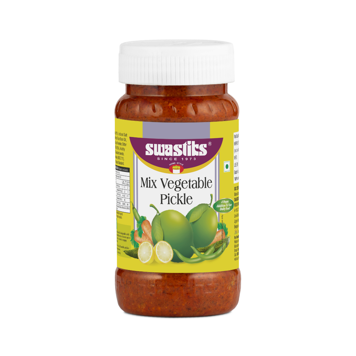 Buy Swastik Mix Vegitable Pickle 300g Fresh Online at ZipLance