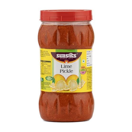 Buy Swastik Lime Pickle 1 kg Fresh Online at ZipLance