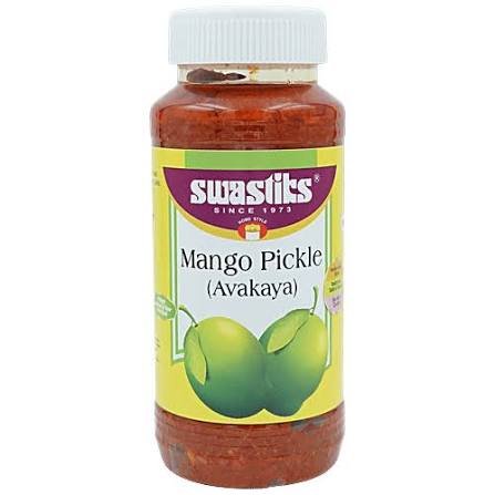 Buy Swastik Mango Pickle ( Avakaya) 500g Fresh Online at ZipLance