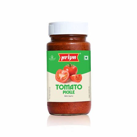 Buy Priya Tomato Pickle With Garlic 300g Fresh Online at ZipLance