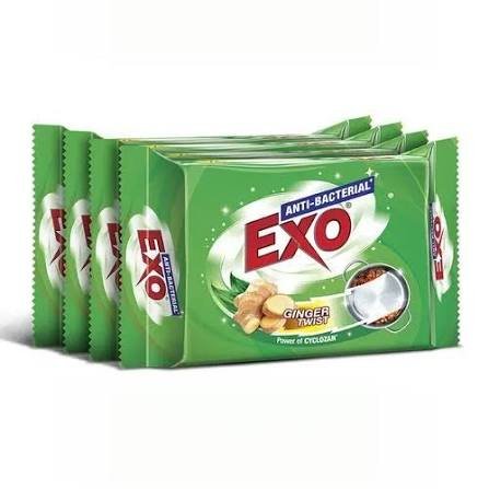 Buy Exo Anti- Bacterial Dishwash Bar 480g ( 120g x 4) Fresh Online at ZipLance
