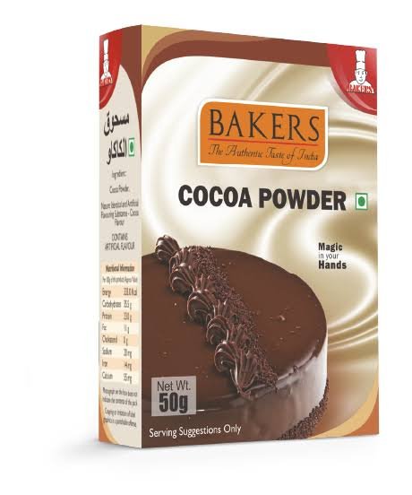 Buy Baker's Cocoa Powder 50g Fresh Online at ZipLance