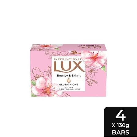 Buy Lux International Bouncy & Bright Bathing Soap 130g x 4N  Fresh Online at ZipLance