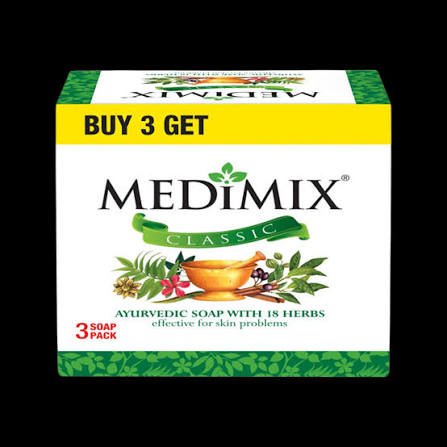 Buy Medimix Classic Ayurvedic Soap (125g x 3N) Fresh Online at ZipLance