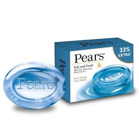 Buy Pears Soft & Fresh Glow Glycerine Bathing Soap Bar 100g Fresh Online at ZipLance