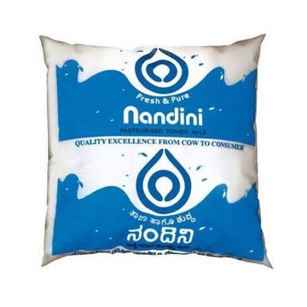 Buy Nandini Toned Milk 500ml Fresh Online at ZipLance